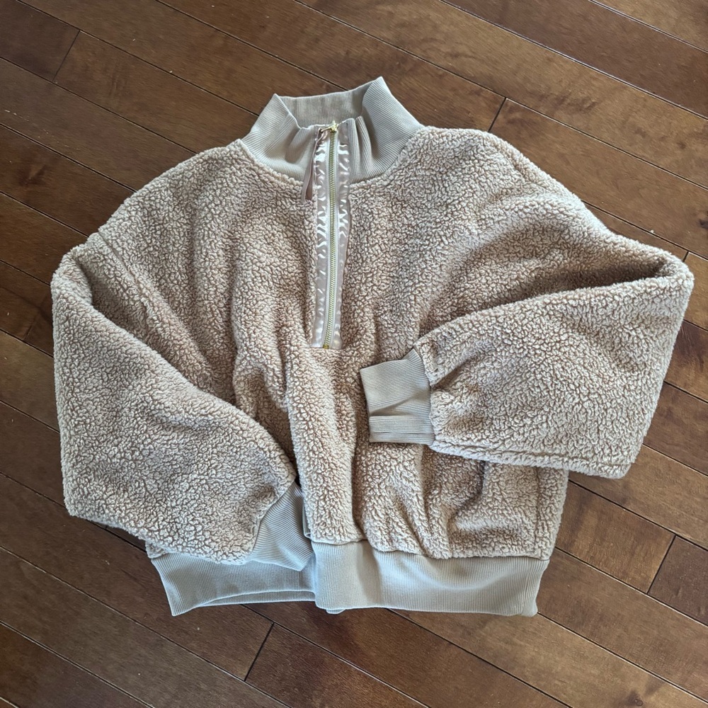 Sonoma Beige Sherpa Jacket